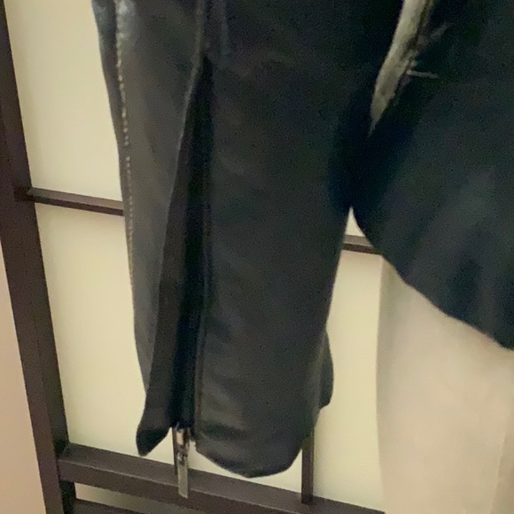 Jessica Leather Moto Bomber Jacket Size M - Picture 3 of 5